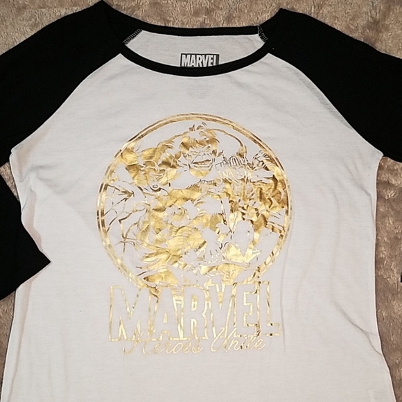 Marvel Heros Unite quarter sleeve size L - Picture 5 of 8